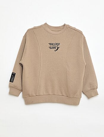 Sudadera holgada de felpa