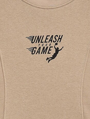 Sudadera holgada de felpa