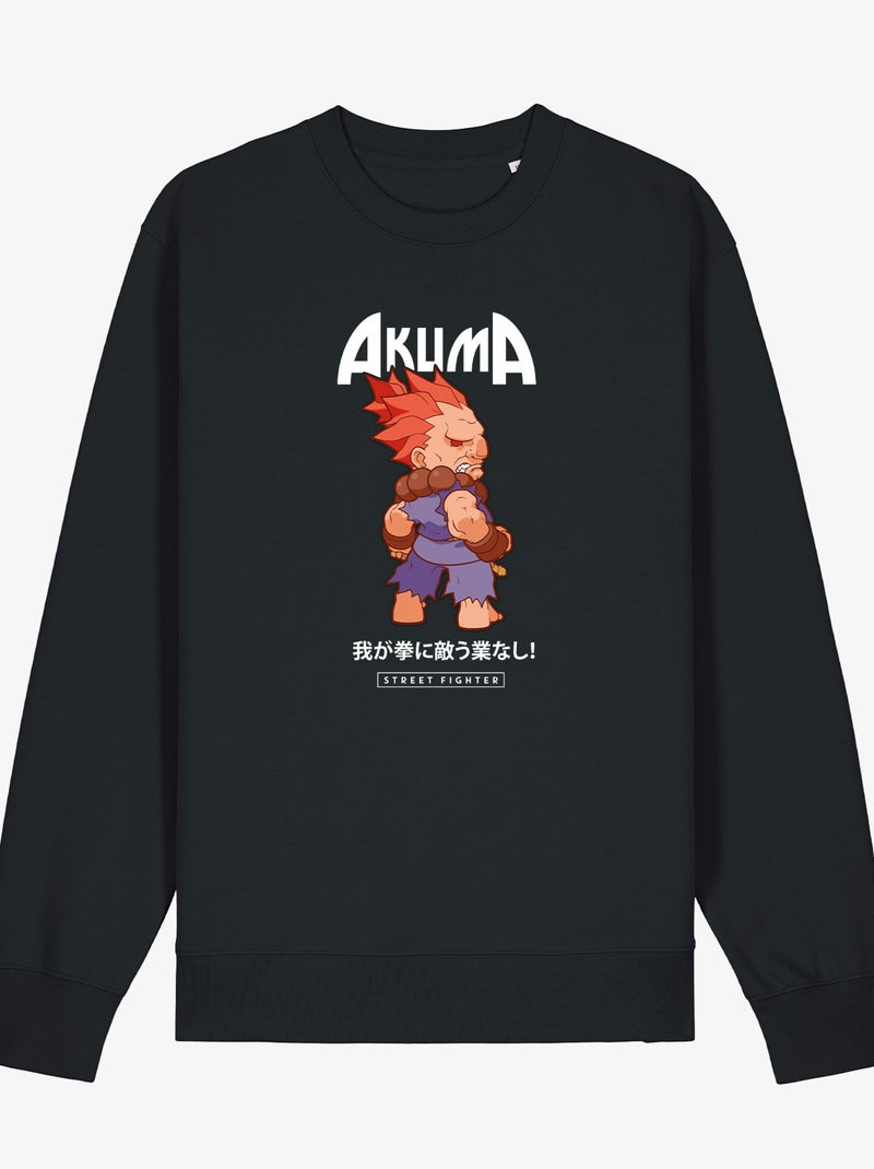 Sudadera Hombre - AKUMA STREET FIGHTER Negro - Kiabi