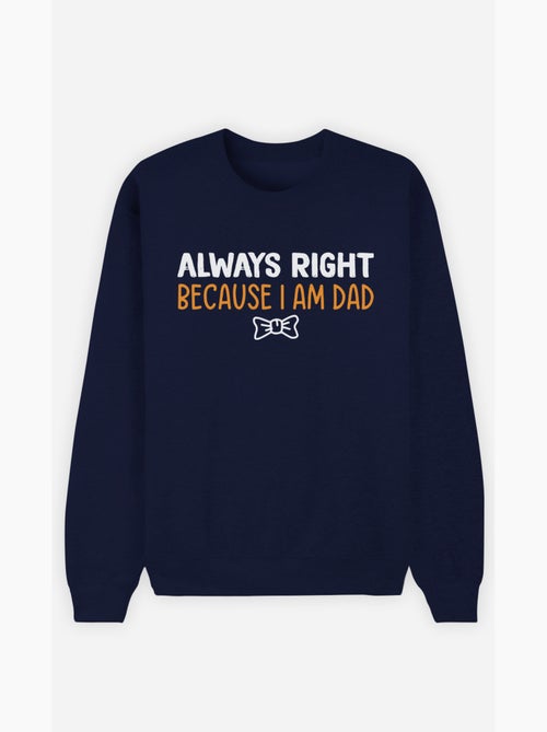 Sudadera Hombre - ALWAYS RIGHT DAD - Kiabi