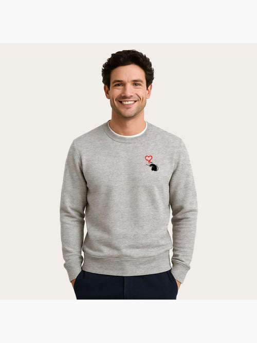 Sudadera Hombre - BANKSY LOVE RAT - Kiabi