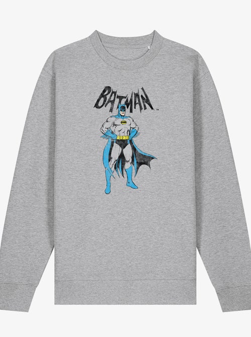 Sudadera Hombre - BATMAN GREY & BLUE - Kiabi Sudadera Hombre - BATMAN GREY & BLUE - Kiabi