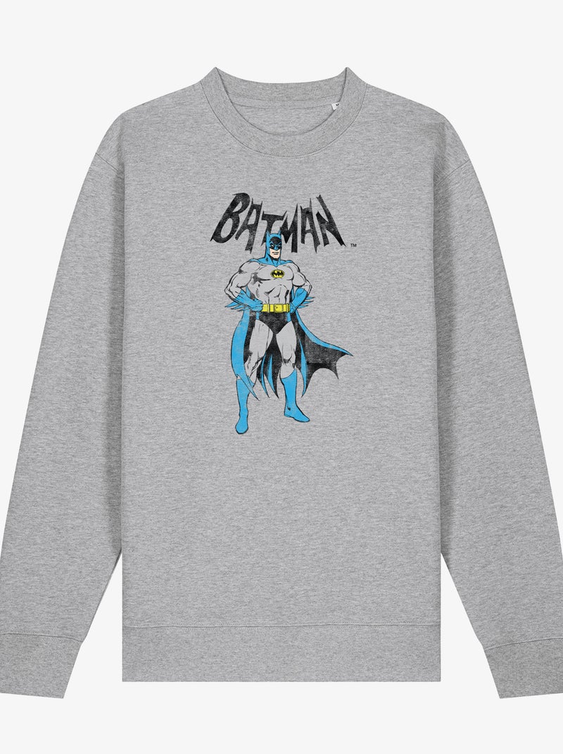 Sudadera Hombre - BATMAN GREY & BLUE Gris jaspeado - Kiabi