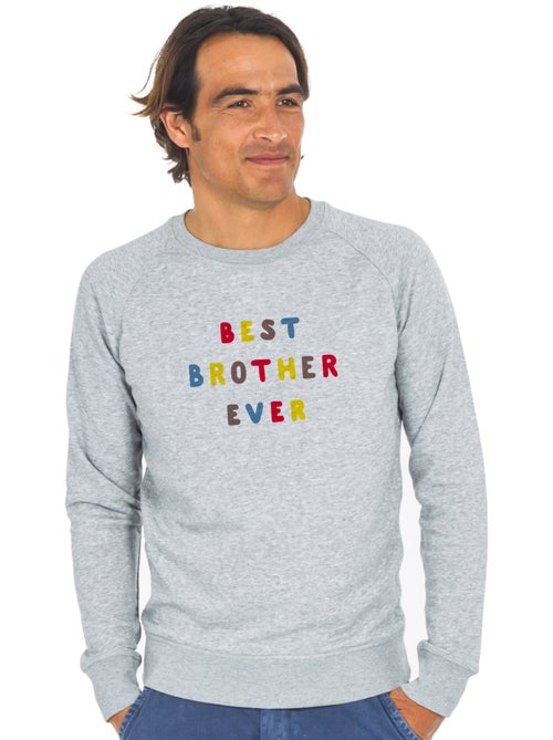 Sudadera Hombre - BEST BROTHER EVER COLORÉ WAF - Kiabi