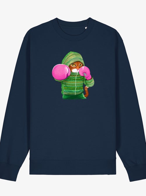 Sudadera Hombre - BOXING CAT GINGER - Kiabi Sudadera Hombre - BOXING CAT GINGER - Kiabi