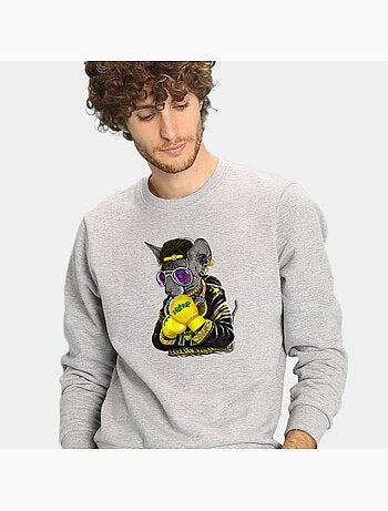 Sudadera Hombre - BOXING CAT SIAMESE