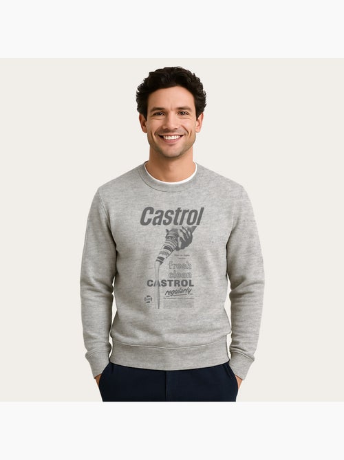 Sudadera Hombre - CASTROL FRESH CLEAN - Kiabi Sudadera Hombre - CASTROL FRESH CLEAN - Kiabi