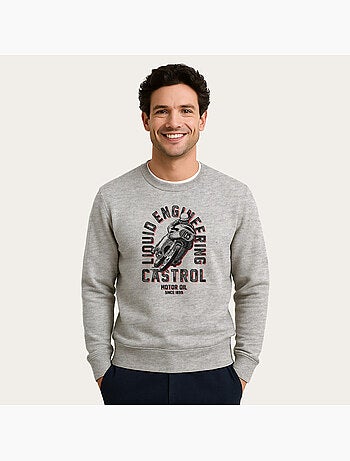 Sudadera Hombre - CASTROL RETRO MOTORBIKE
