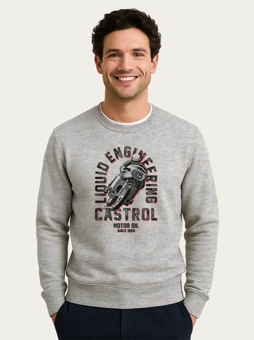 Sudadera Hombre - CASTROL RETRO MOTORBIKE - Kiabi