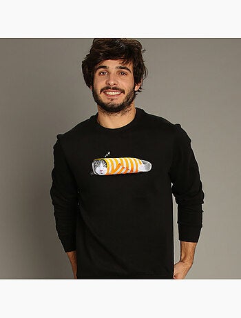 Sudadera Hombre - CAT IN THE PAPER