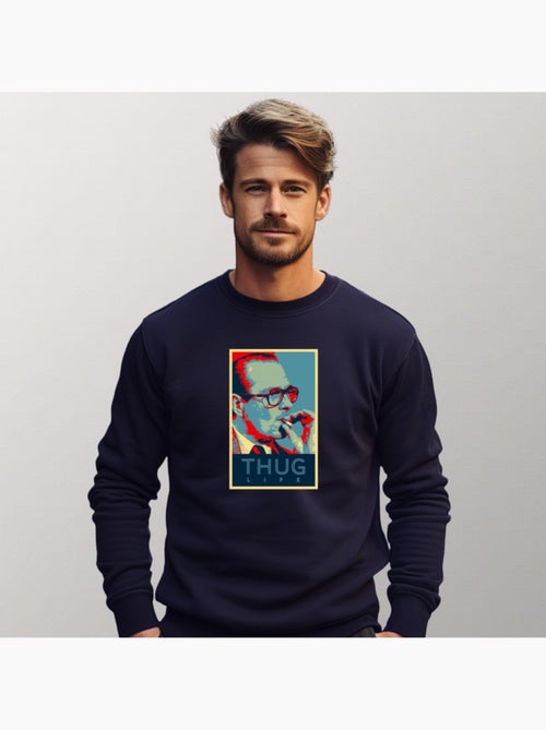 Sudadera Hombre - CHIRAC THUG LIFE - Kiabi