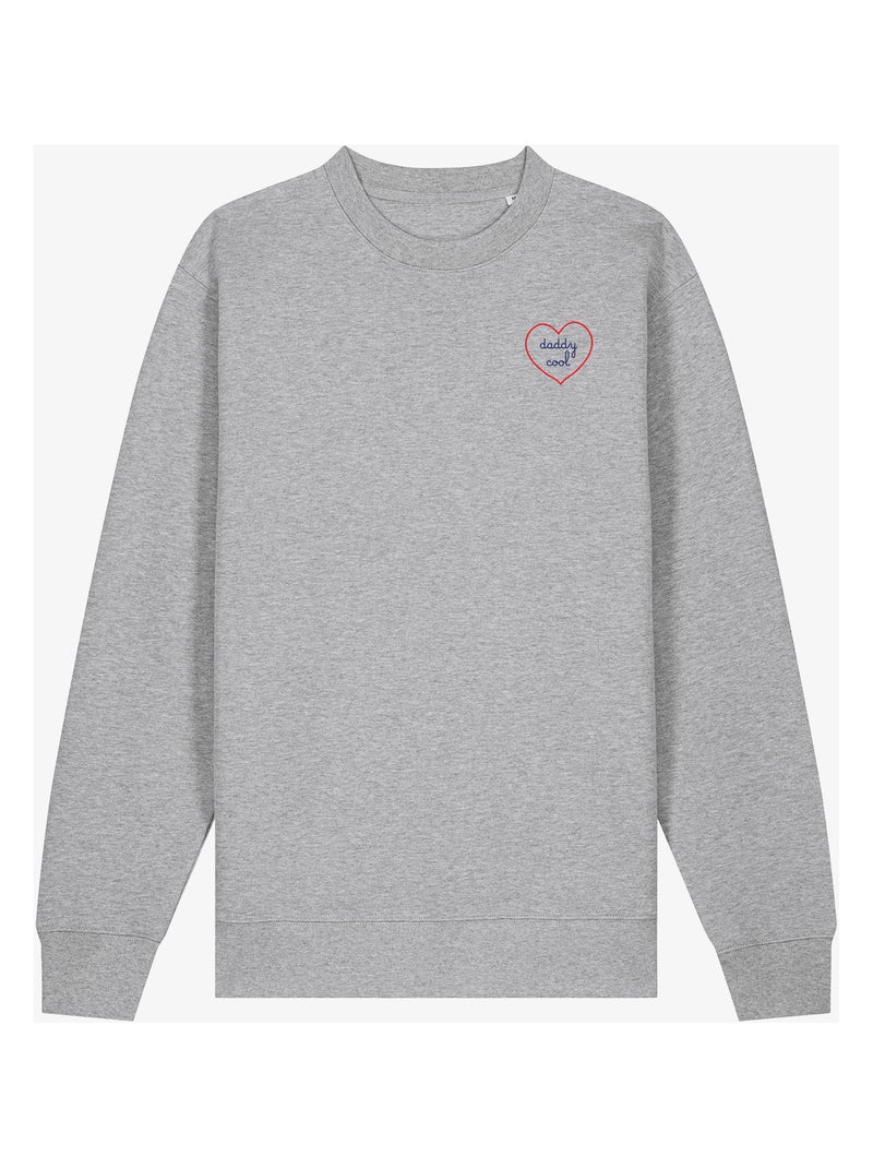 Sudadera Hombre - DADDY COOL - COEUR Gris jaspeado - Kiabi