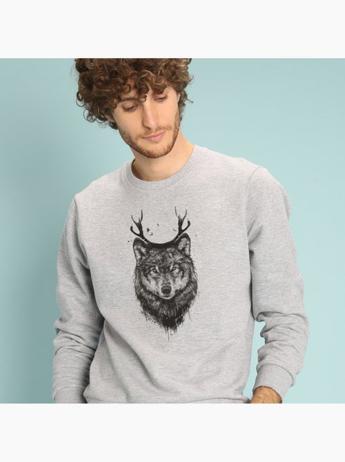 Sudadera Hombre - DEER WOLF - Kiabi