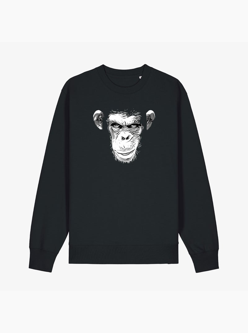 Sudadera Hombre - EVIL MONKEY Negro - Kiabi