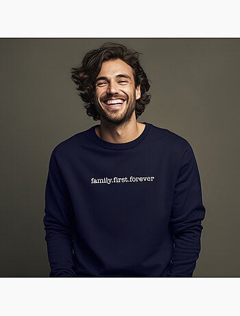 Sudadera Hombre - FAMILY FIRST FOREVER