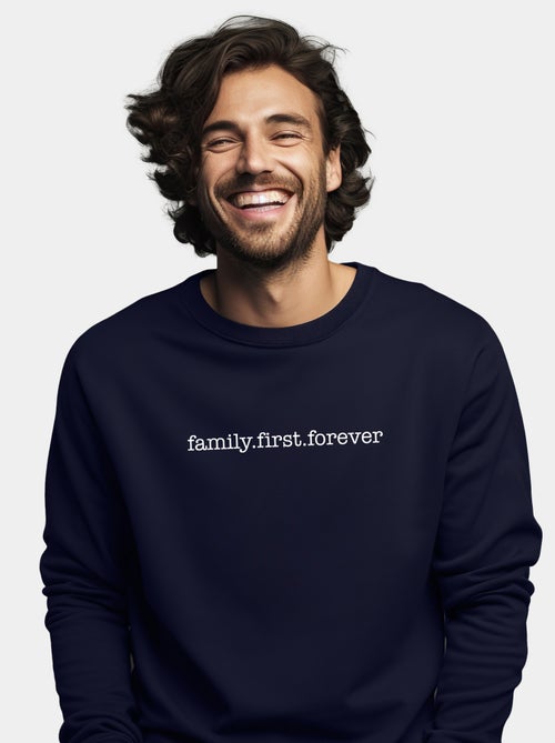 Sudadera Hombre - FAMILY FIRST FOREVER - Kiabi