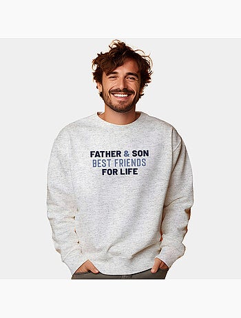 Sudadera Hombre - FATHER AND SON BEST FRIENDS FOR LIFE