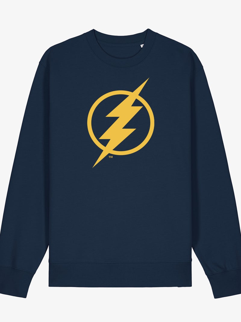 Sudadera Hombre - FLASH LOGO YALLOW Azul marino - Kiabi