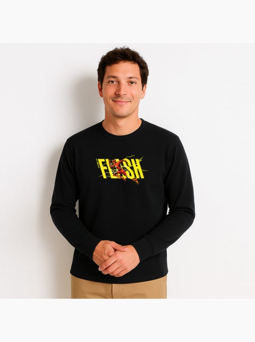 Sudadera Hombre - FLASH YELLOW SAVING THE FUTURE AND PAST - Kiabi Sudadera Hombre - FLASH YELLOW SAVING THE FUTURE AND PAST - Kiabi