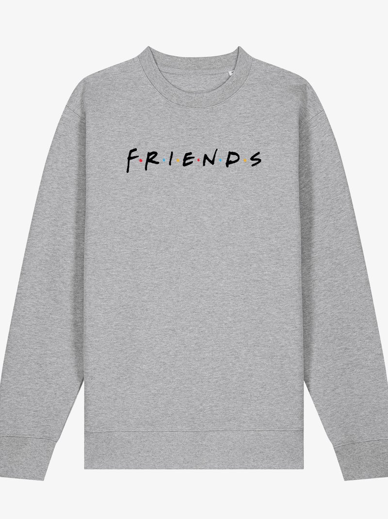 Sudadera Hombre - FRIENDS LOGO BLACK Gris jaspeado - Kiabi