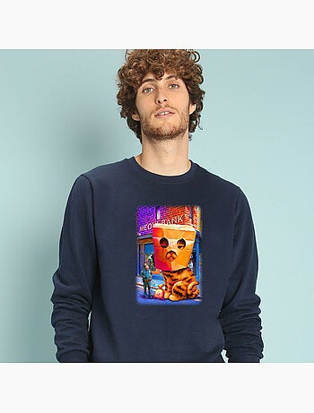 Sudadera Hombre - GIANT CAT ROBBERY