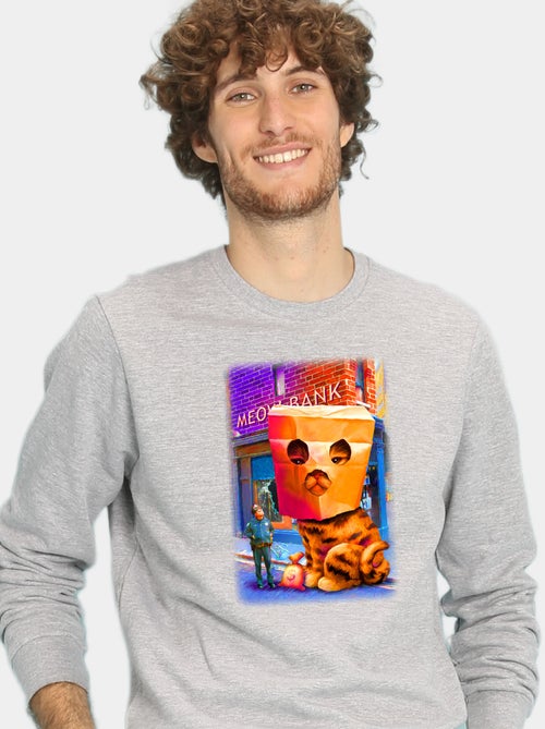 Sudadera Hombre - GIANT CAT ROBBERY - Kiabi Sudadera Hombre - GIANT CAT ROBBERY - Kiabi