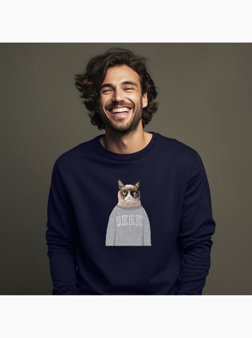Sudadera Hombre - GRUMPY CAT - Kiabi Sudadera Hombre - GRUMPY CAT - Kiabi