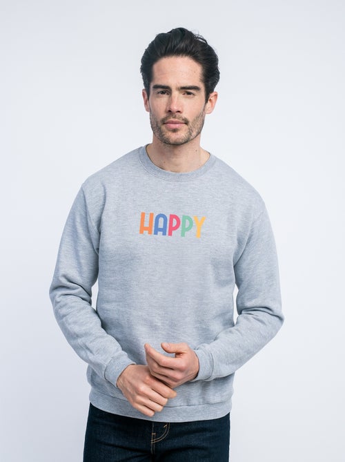 Sudadera Hombre - HAPPY COLORÉ - Kiabi Sudadera Hombre - HAPPY COLORÉ - Kiabi