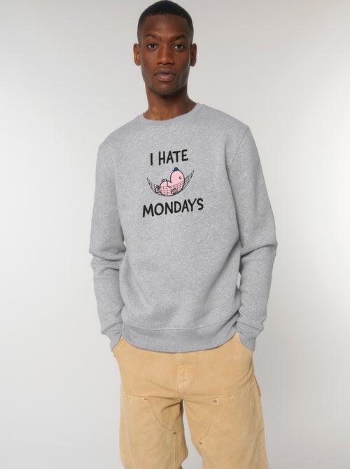 Sudadera Hombre - I HATE MONDAYS - Kiabi