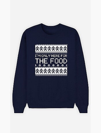 Sudadera Hombre - I M ONLY HERE FOR THE FOOD