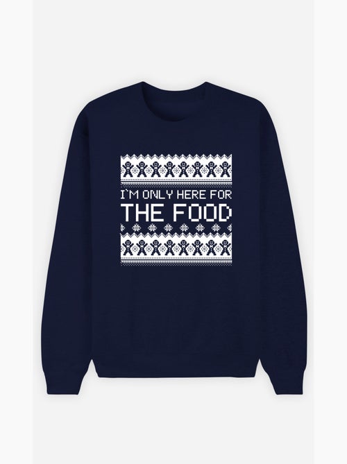 Sudadera Hombre - I M ONLY HERE FOR THE FOOD - Kiabi Sudadera Hombre - I M ONLY HERE FOR THE FOOD - Kiabi