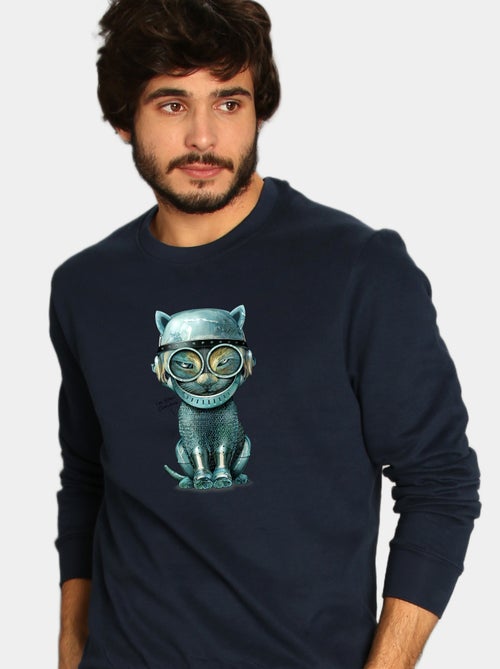 Sudadera Hombre - I M STEEL CURIOUS - Kiabi Sudadera Hombre - I M STEEL CURIOUS - Kiabi