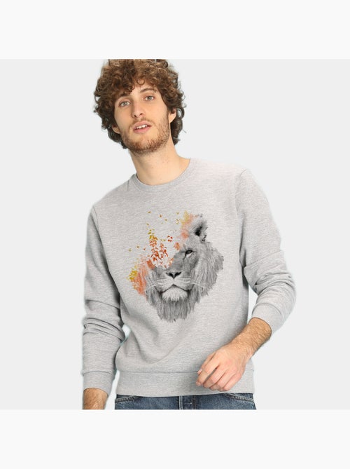 Sudadera Hombre - IF I ROAR - Kiabi Sudadera Hombre - IF I ROAR - Kiabi
