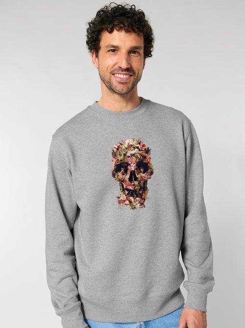 Sudadera Hombre - JUNGLE SKULL - Kiabi
