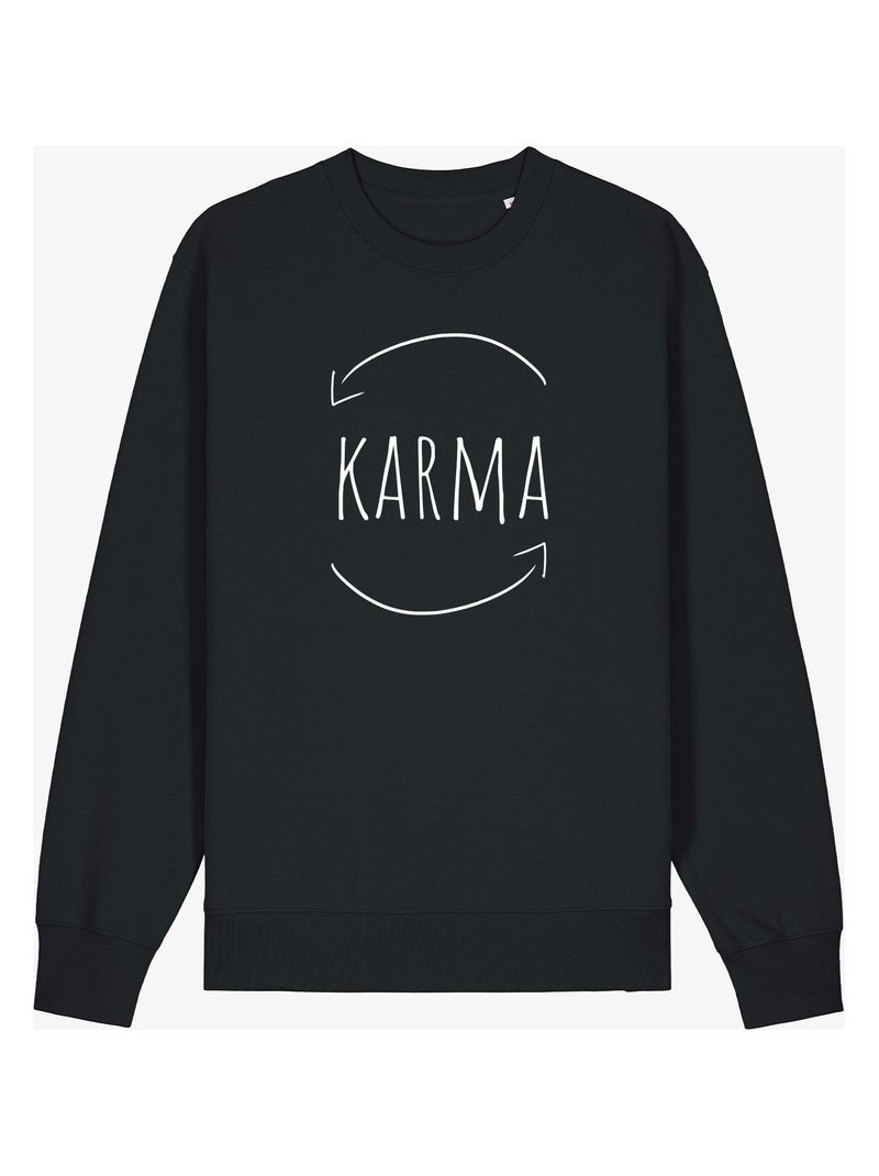 Sudadera Hombre - KARMA Negro - Kiabi