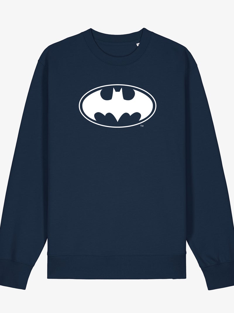 Sudadera Hombre - LOGO BATMAN WHITE Azul marino - Kiabi