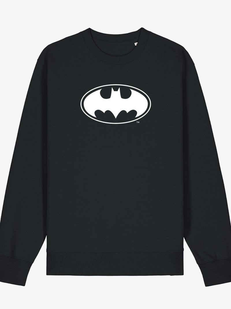 Sudadera Hombre - LOGO BATMAN WHITE Negro - Kiabi