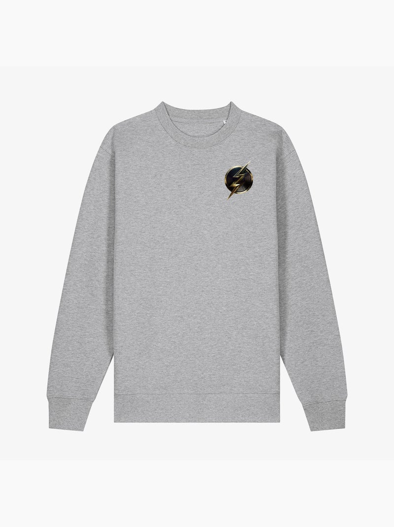 Sudadera Hombre - LOGO CŒUR FLASH Gris jaspeado - Kiabi