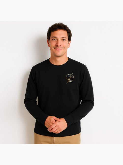 Sudadera Hombre - LOGO CŒUR FLASH - Kiabi Sudadera Hombre - LOGO CŒUR FLASH - Kiabi