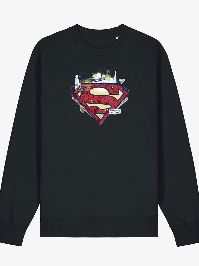 Sudadera Hombre - LOGO SUPERMAN 1 Negro - Kiabi