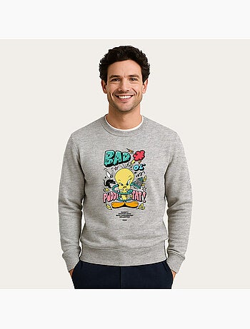 Sudadera Hombre - LONELEY TUNES TWEETY 80TH BAD