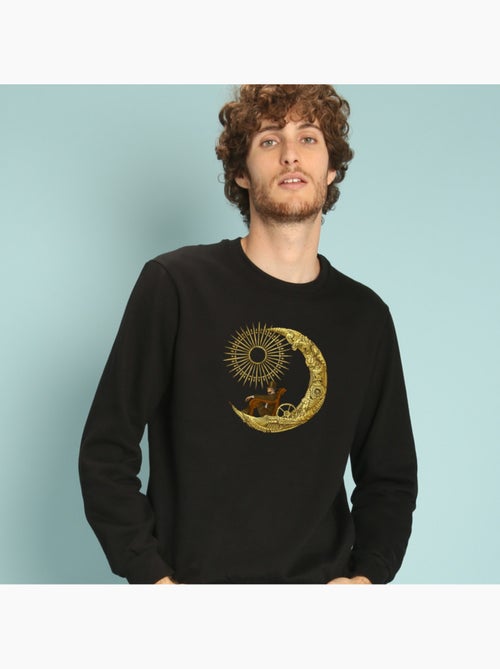 Sudadera Hombre - MOON TRAVEL - Kiabi Sudadera Hombre - MOON TRAVEL - Kiabi