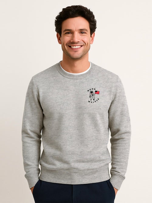 Sudadera Hombre - MOON WALKER CŒUR - Kiabi Sudadera Hombre - MOON WALKER CŒUR - Kiabi