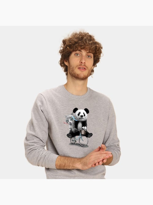 Sudadera Hombre - PANDA BICYCLE - Kiabi