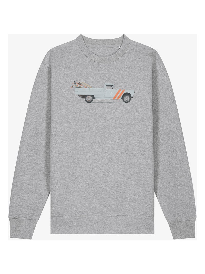 Sudadera Hombre - PICKUP Gris jaspeado - Kiabi