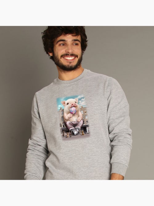 Sudadera Hombre - PIG ATTACK - Kiabi