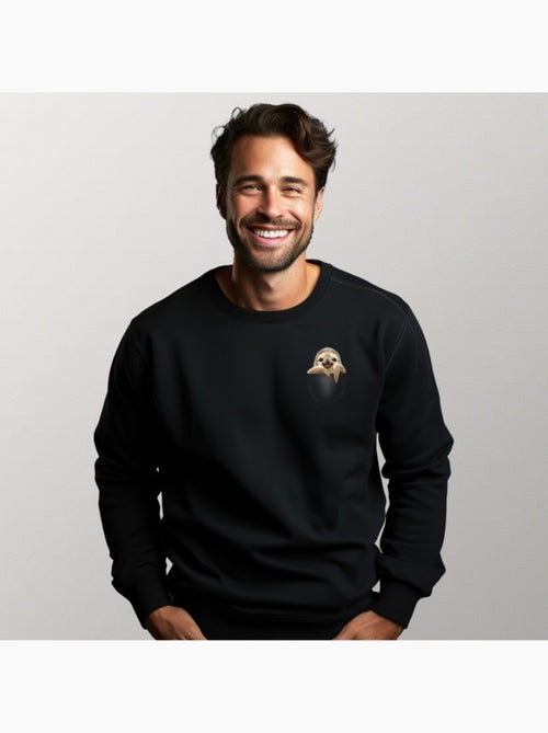 Sudadera Hombre - POCKET SLOTH - Kiabi Sudadera Hombre - POCKET SLOTH - Kiabi
