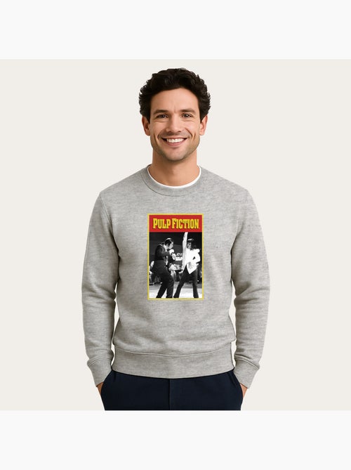 Sudadera Hombre - PULP FICTION DANCE - Kiabi Sudadera Hombre - PULP FICTION DANCE - Kiabi