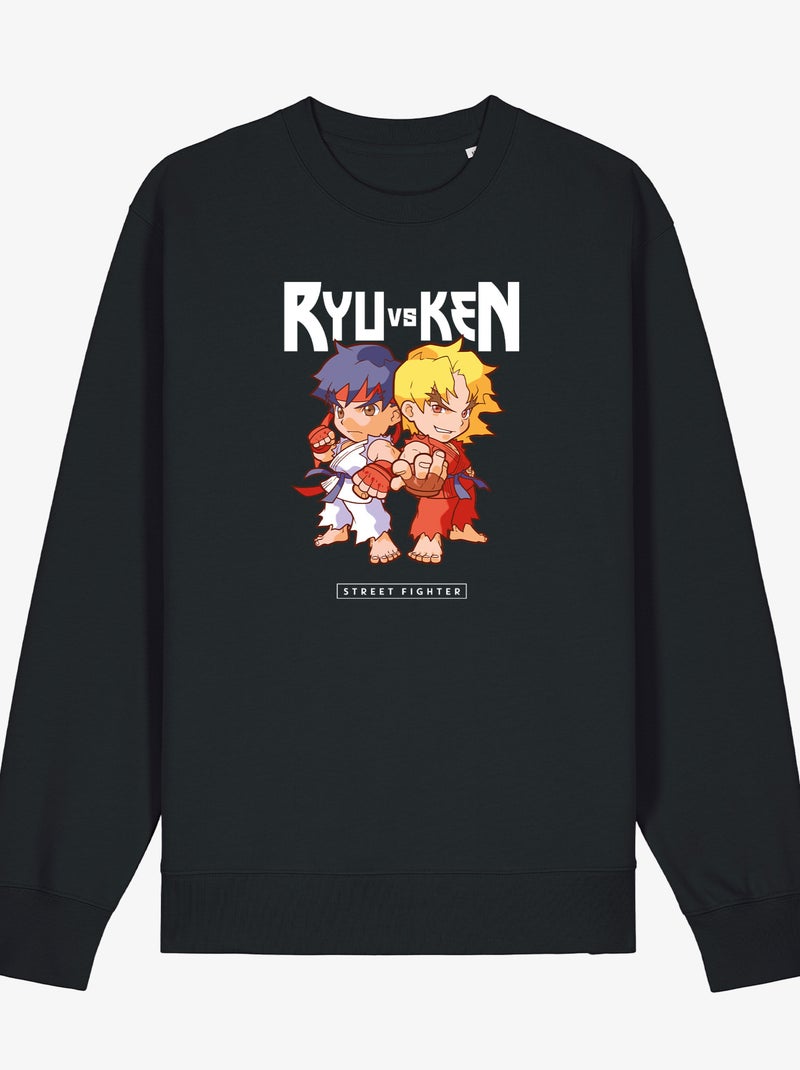 Sudadera Hombre - RYU VS KEN STREET FIGHTER Negro - Kiabi