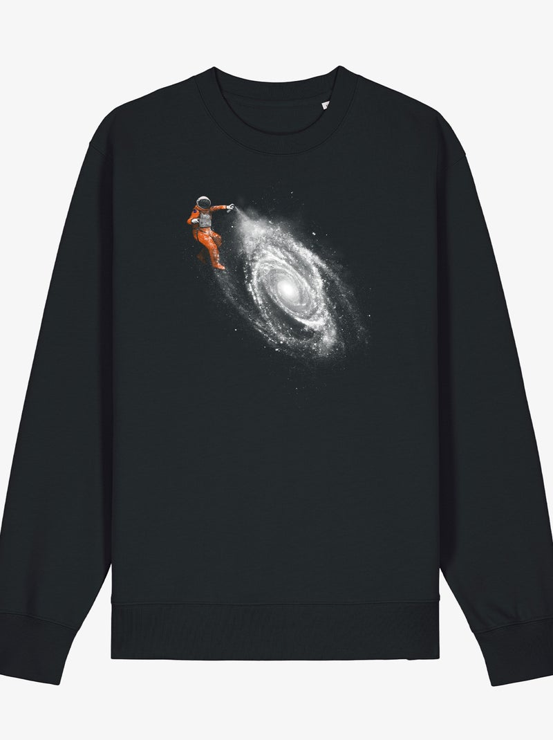 Sudadera Hombre - SPACE ART Negro - Kiabi